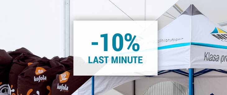 Kupuj taniej o 10% w promocji Last Minute