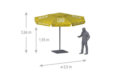 Parasol gastronomiczny 3,5 m Palermo